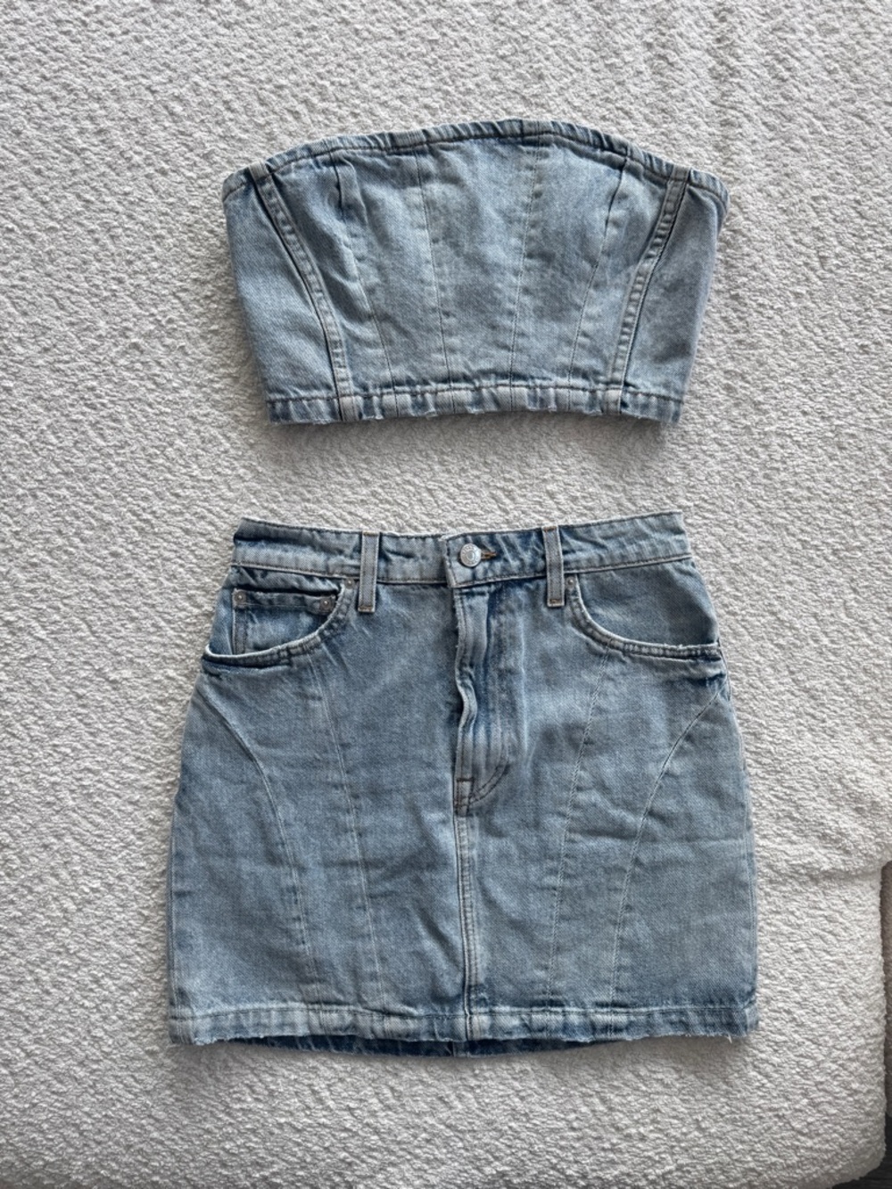 GRLFRND Ciarra Denim Set
